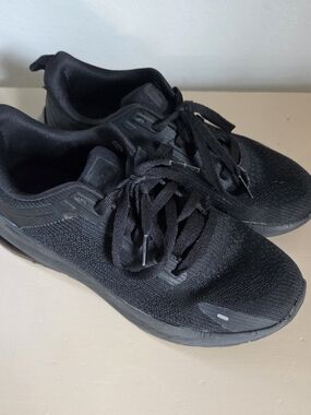 Avia Women's Air Athletic Sneakers Shoes Size 7.5 All Black Running Walking Mesh